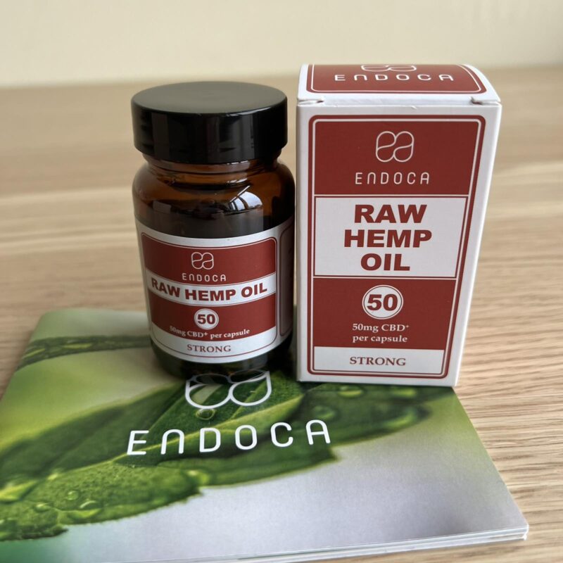 ENDOCA raw cbd kapsulės (50mg.)