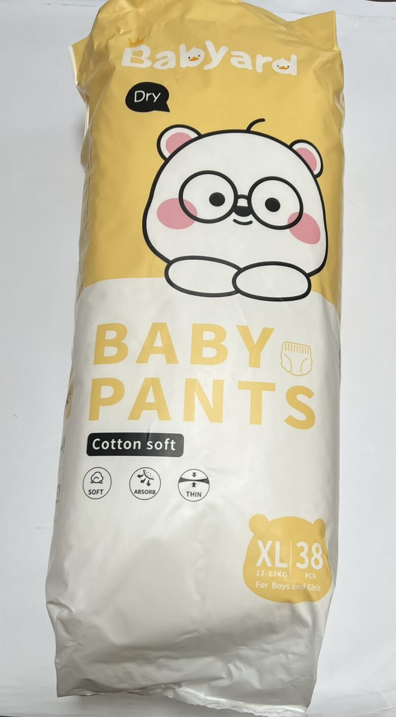 Babyard sauskelnės kelnaitės XLdydis 12-17kg 38vnt